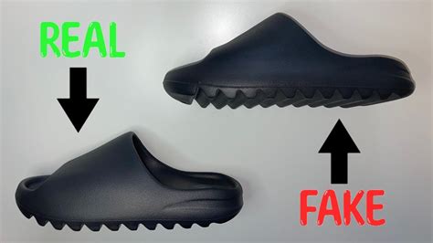 adidas yeezy slides real vs fake|bottom of real yeezys.